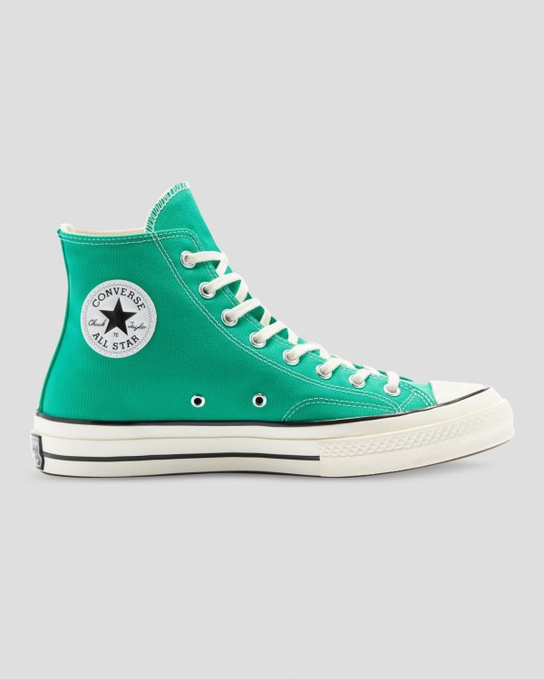 Converse Chuck 70 Seasonal Colour Grøn Sko Danmark - Converse Høje Sneakers Herre - 98324BPMF